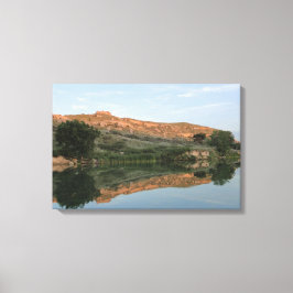 Lake Scott Staat Park - Reflektion Wrapped Canvas Leinwanddruck