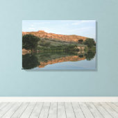 Lake Scott Staat Park - Reflektion Wrapped Canvas Leinwanddruck (Insitu (Holzboden))
