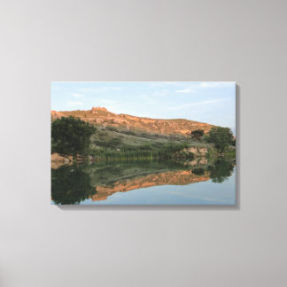 Lake Scott Staat Park - Reflektion Wrapped Canvas Leinwanddruck
