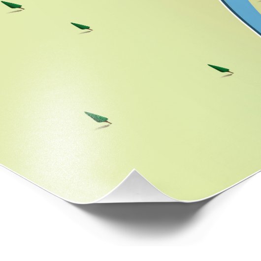 Lake Seminole Georgia Map Poster (Ecke)