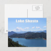Lake Shasta in Redding, Kalifornien Postkarte (Vorne/Hinten)