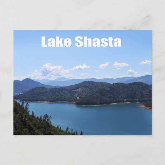Lake Shasta in Redding, Kalifornien Postkarte (Vorderseite)