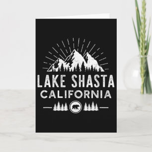 Lake Shasta Kalifornien - Bergskifahren Wandern Fi Karte