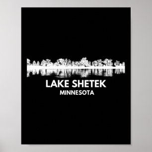 Lake Shetek Minnesota Reise Lustiger Sommer Angeln Poster