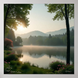 Lake Shore Emerging: Bereinigen von Neumitland Poster