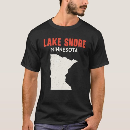 Lake Shore Minnesota USA Staat America Travel Mini T-Shirt (Vorderseite)