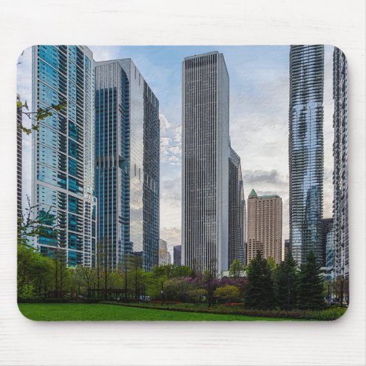 Lake Shore Park Painterly Mousepad (Vorne)