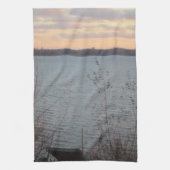 Lake Shore Sunset Kittuch Geschirrtuch (Vertikal)