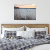Lake Shore Sunset Leinwand (Insitu (Schlafzimmer))