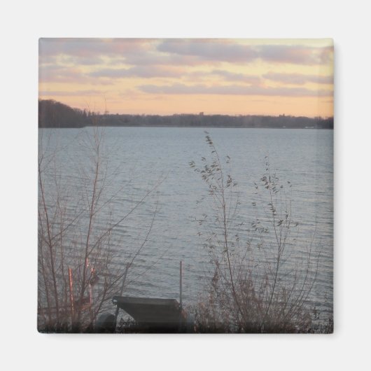 Lake Shore Sunset Magnet (Vorne)