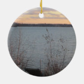 Lake Shore Sunset Ornament (Hinten)