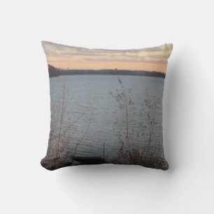 Lake Shore Sunset Pillow Kissen