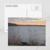 Lake Shore Sunset Postcard Postkarte (Vorne/Hinten)