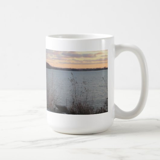Lake Shore Sunset Tasse (Rechts)
