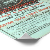 Lake Shore und Michigan So Bahn Poster (Ecke)