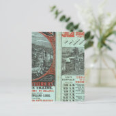 Lake Shore und Michigan So Bahn Postkarte (Stehend Vorderseite)