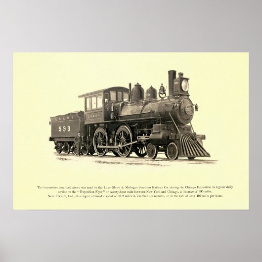 Lake Shore und Michigan Southern Railway Co. Poster (Vorne)