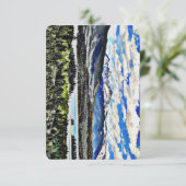 Lake Side und Mountains Scottish Birthday Gedicht (Stehend Vorderseite)