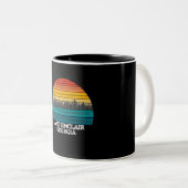 Lake Sinclair Georgia Zweifarbige Tasse (VorderseiteRechts)