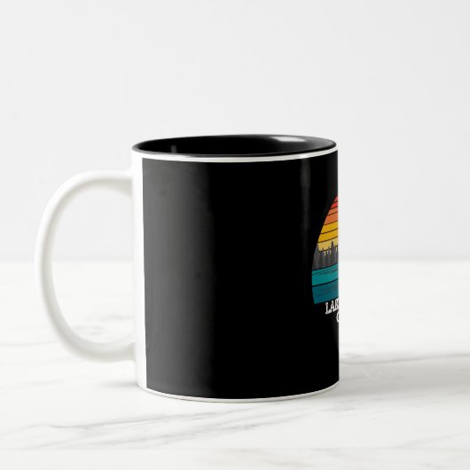 Lake Sinclair Georgia Zweifarbige Tasse (Links)
