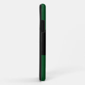 LAKE Sporty Wide Dark Camp Green Black Strips Case-Mate iPhone Hülle (Hinten/Rechts)