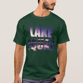 Lake SquadDock Sunset Wakeboarder Power Boat T-Shirt