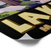 Lake St. Clair Michigan Ontario Girl and Boy Poster (Ecke)