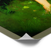 LAKE St Clair Moonlight Memories Travel Pin U Poster (Ecke)