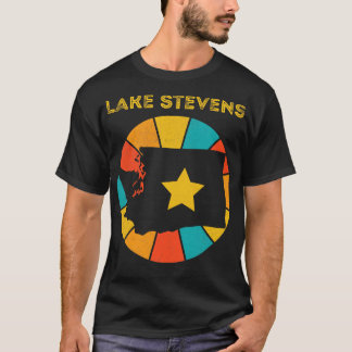 Lake Stevens Washington Vintag Distressed Souveni T-Shirt
