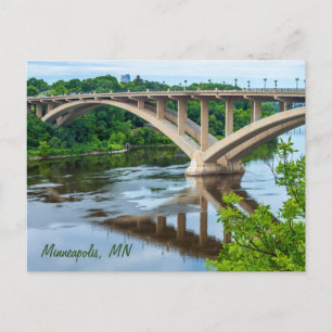 Lake Street Bridge, Minneapolis, MN Postkarte
