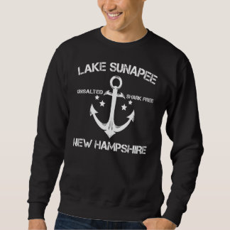Lake Sunapee New Hampshire Funny Funny Fishing Cam Sweatshirt
