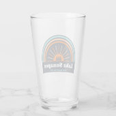 Lake Sunapee New Hampshire Rainbow Glas (Rückseite)