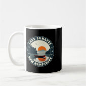 Lake Sunapee New Hampshire Sunset T Shirt Kaffeetasse (Links)