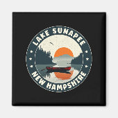 Lake Sunapee New Hampshire Sunset T Shirt Magnet (Vorne)