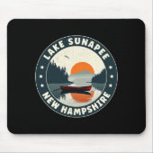 Lake Sunapee New Hampshire Sunset T Shirt Mousepad (Vorne)