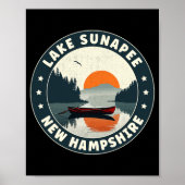 Lake Sunapee New Hampshire Sunset T Shirt Poster (Vorne)