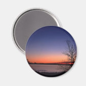 Lake Sunrise Magnet (Vorderseite/Rückseite)