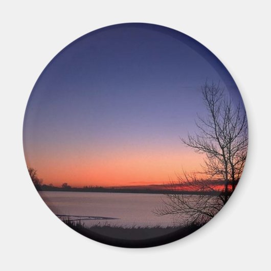 Lake Sunrise Magnet (Vorne)