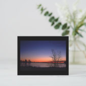 Lake Sunrise Postkarte (Stehend Vorderseite)