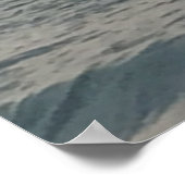 Lake Sunset Glow – Calm Evening Landscape Decor Poster (Ecke)