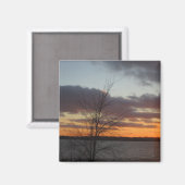 Lake Sunset Magnet (Vorderseite/Rückseite)