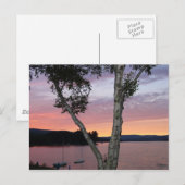 Lake Sunset Postcard Postkarte (Vorne/Hinten)