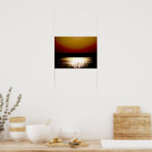 Lake Sunset Poster (Küche)