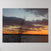 Lake Sunset Poster (Vorne)