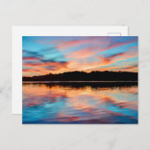 Lake Sunset Postkarte (Vorne/Hinten)