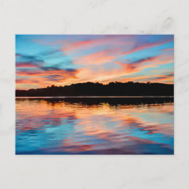 Lake Sunset Postkarte