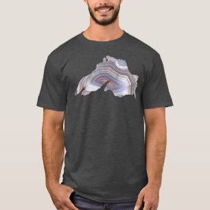Lake Superior Agate Großes Geschenk für Rockhoun T-Shirt