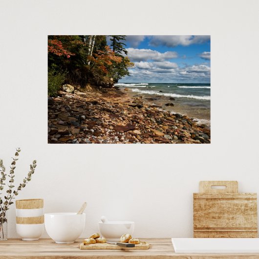 Lake Superior Beach Poster (Küche)