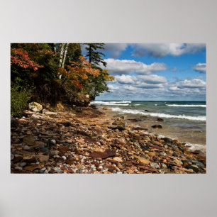 Lake Superior Beach Poster