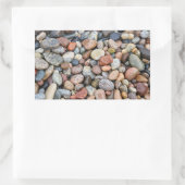 Lake Superior Felsen Rechteckiger Aufkleber (Tasche)